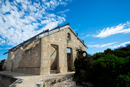 Weirs Cove Ruin - Kangaroo Island - Australiaの写真素材