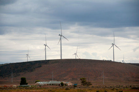 Lincoln Gap 1 Wind Turbines - South Australiaのeditorial素材