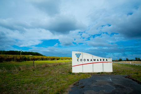 Coonawarra Wine Region - South Australiaのeditorial素材