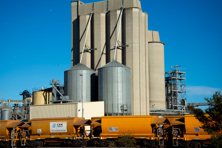 Port Adelaide, Australia - May 23, 2022: Cargill provides food, agriculture financial and industrial products and services to the worldのeditorial素材