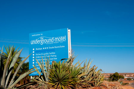 Coober Pedy, Australia- May 5, 2022: Underground Motel in the remote townのeditorial素材