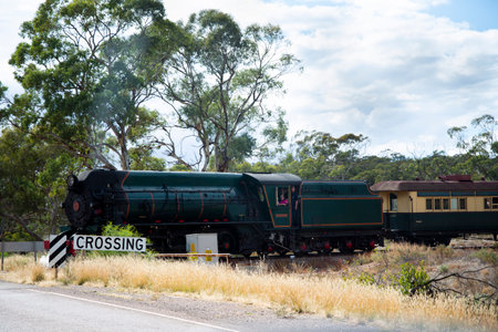 Quorn, Australia - April 24, 2022: Pichi Richi heritage railway operating since 1878のeditorial素材