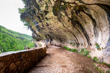 Hermitage of San Bartolomeo in Legio - Italyの写真素材