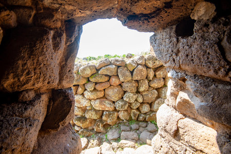 Nuraghe Losa - Sardinia - Italyの写真素材