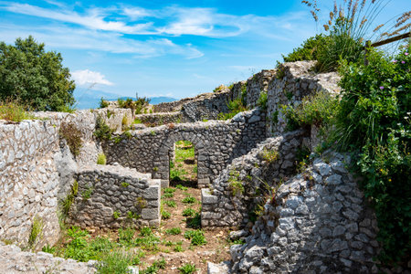 Temple of Jupiter Anxur - Italyの写真素材
