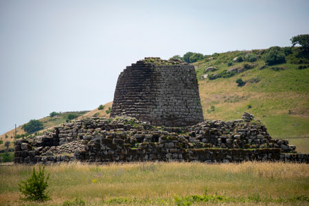 Nuraghe Santu Antine - Sardinia - Italyの写真素材