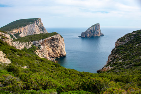 Natural Park of Porto Conte - Sardinia - Italyの写真素材