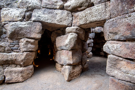 Nuraghe Santu Antine - Sardinia - Italyの写真素材