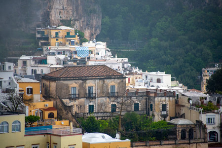 Town of Positano - Italyの写真素材