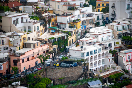 Town of Positano - Italyの写真素材