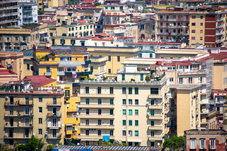 Residential Buildings - Naples - Italyの写真素材