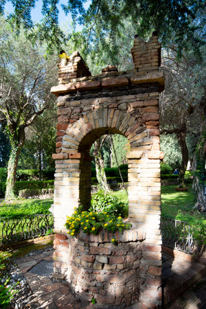 Taormina Public Gardens - Sicily - Italyの写真素材