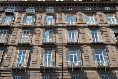 Residential Buildings - Naples - Italyの写真素材