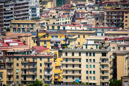 San Martino Lookout - Naples - Italyの写真素材
