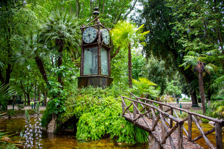 Pincio Water Clock - Rome - Italyの写真素材