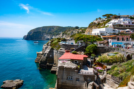 Port of Sant'Angelo - Isola d'Ischia - Italyの写真素材