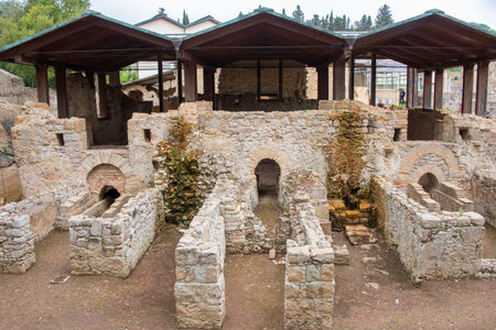 Villa Romana of Casale - Sicily - Italyの写真素材