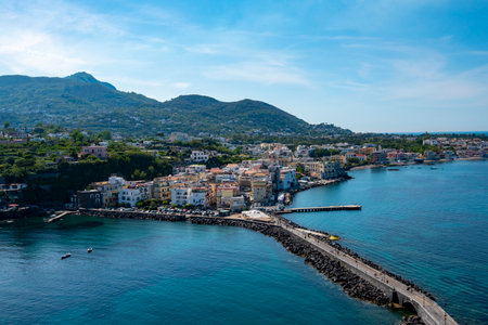 Town of Ischia Island - Italyの写真素材