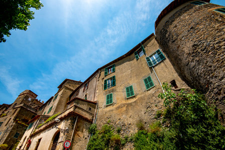 Town of Bracciano - Italyの写真素材