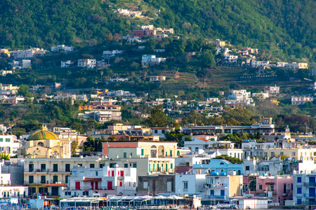 Town of Ischia Island - Italyの写真素材