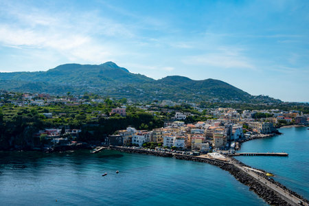 Town of Ischia Island - Italyの写真素材