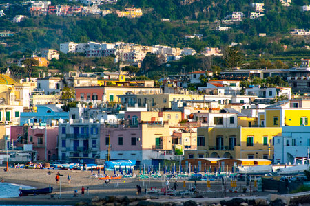 Town of Ischia Island - Italyの写真素材