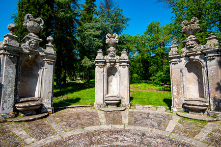 Garden of Farnese - Caprarola - Italyの写真素材