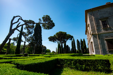 Garden of Farnese - Caprarola - Italyの写真素材