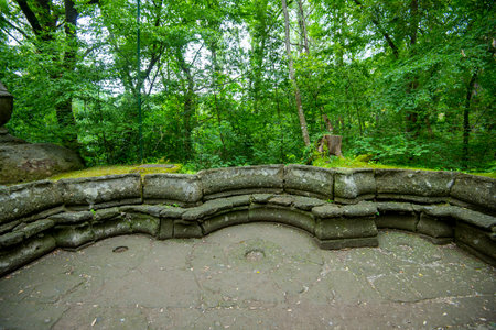 Park of Sacro Bosco - Italyの写真素材