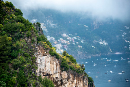 Town of Positano - Italyの写真素材