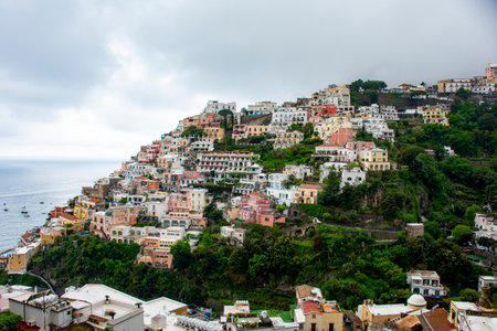 Town of Positano - Italyの写真素材