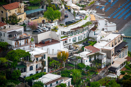 Town of Positano - Italyの写真素材