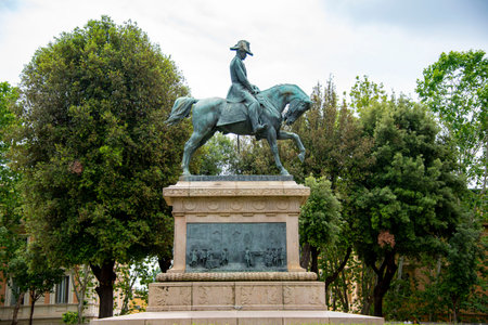Statue of King Alfonso XII in Cordoba, Spain.
