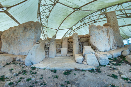 Hagar Qim Temple - Maltaの写真素材