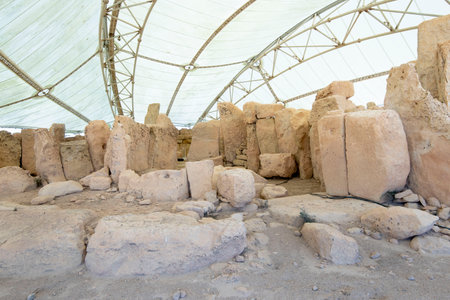 Hagar Qim Temple - Maltaの写真素材
