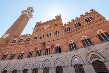 Town Hall - Siena - Italyの写真素材