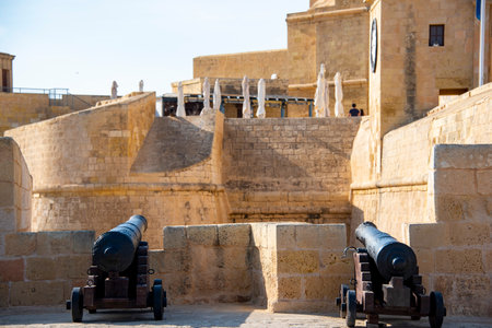 The Victoria Citadel on Gozo Island - Maltaの写真素材