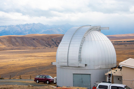 University of Canterbury Mt John Observatory - New Zealandの写真素材
