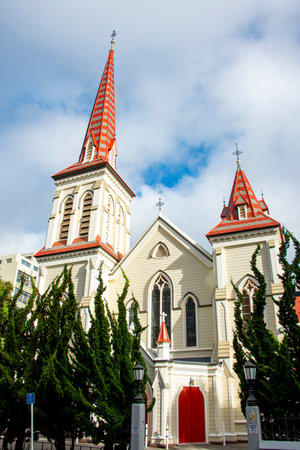 St John's Presbyterian Church - Wellington - New Zealandの写真素材