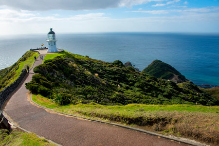 Lighthouse on the north coast of the island of Madeira, Portugal