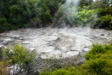 Hveravellir geothermal area, Iceland, Europeの写真素材