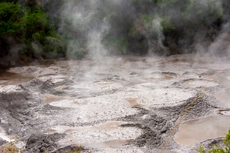 Hveravellir geothermal area, Iceland, Europeの写真素材