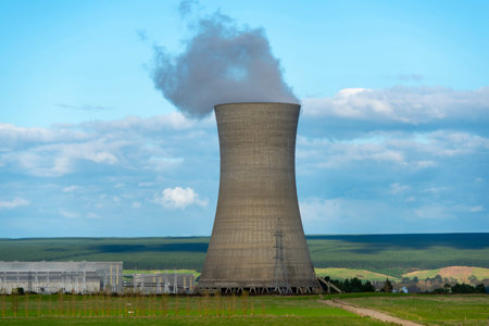 Nuclear power plant Dukovany in Czech Republic Europe.