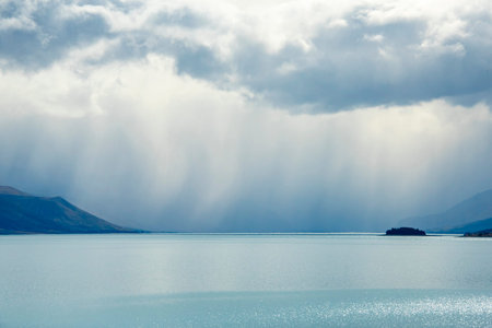 Lake Tekapo, South Island, New Zealand.の写真素材
