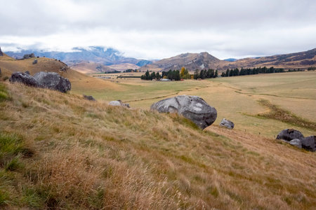 Castle Hill Rocks - New Zealandの写真素材