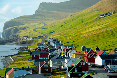 Town of Sumba - Faroe Islandsの写真素材