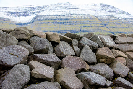 Basalt Rock - Faroe Islandsの写真素材