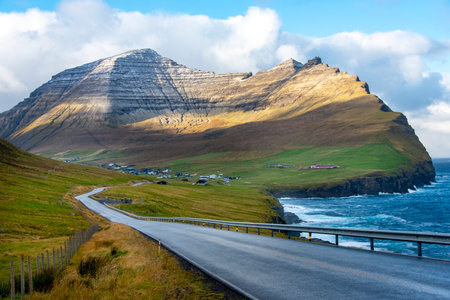 Cape Enniberg - Faroe Islandsの写真素材