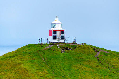 Kallur Lighthouse - Faroe Islandsの写真素材