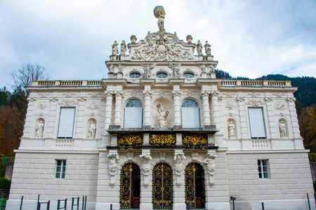 Linderhof Palace - Bavaria - Germanyの写真素材